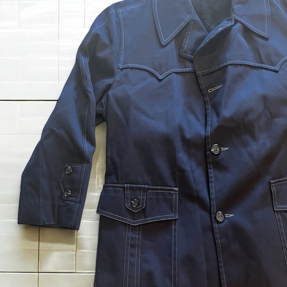 Vintage Montgomery Wards men’s car coat Size 44 - Picture 8 of 15